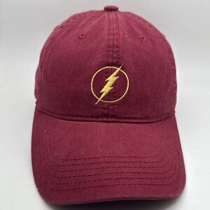 DC Injustice 2 Baseball Cap Flash Logo Hat Adjustable Red Yellow Superhero